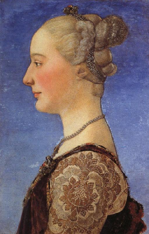 Piero pollaiolo Portrait of a Woman Sweden oil painting art